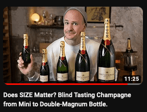 Blinddegustation II: Einfluss der Flaschengrösse auf den Geschmack eines Weins