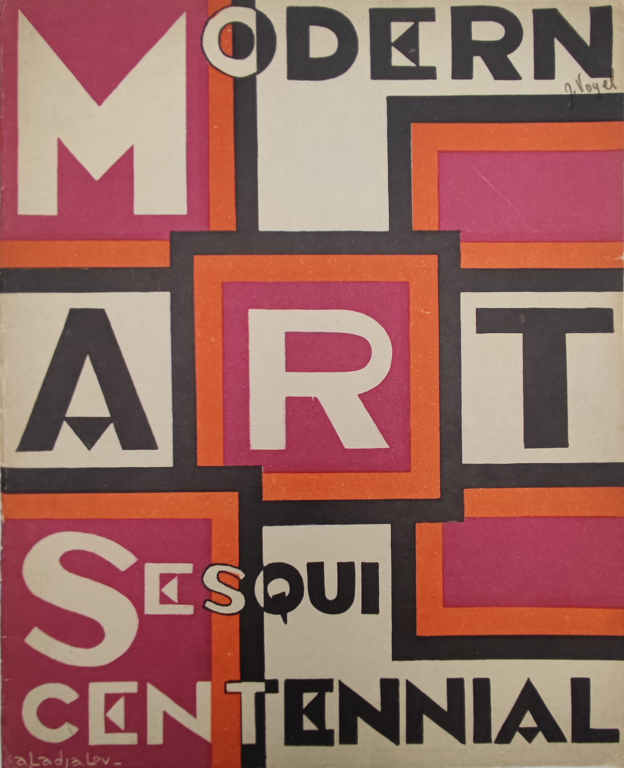 Modern Art at the Sesqui-centennial exhibition. New York, 1926.