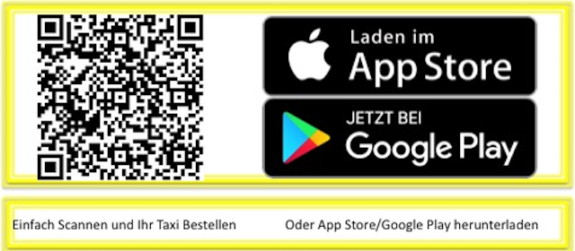 TZSH APP,  Taxi App, Taxizentrale Schaffhausen