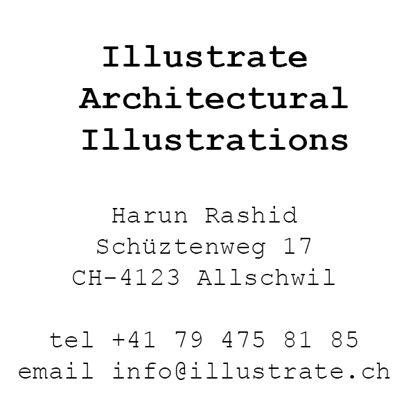 Illustrate Harun Rashid  Architectural Illustrations Basel