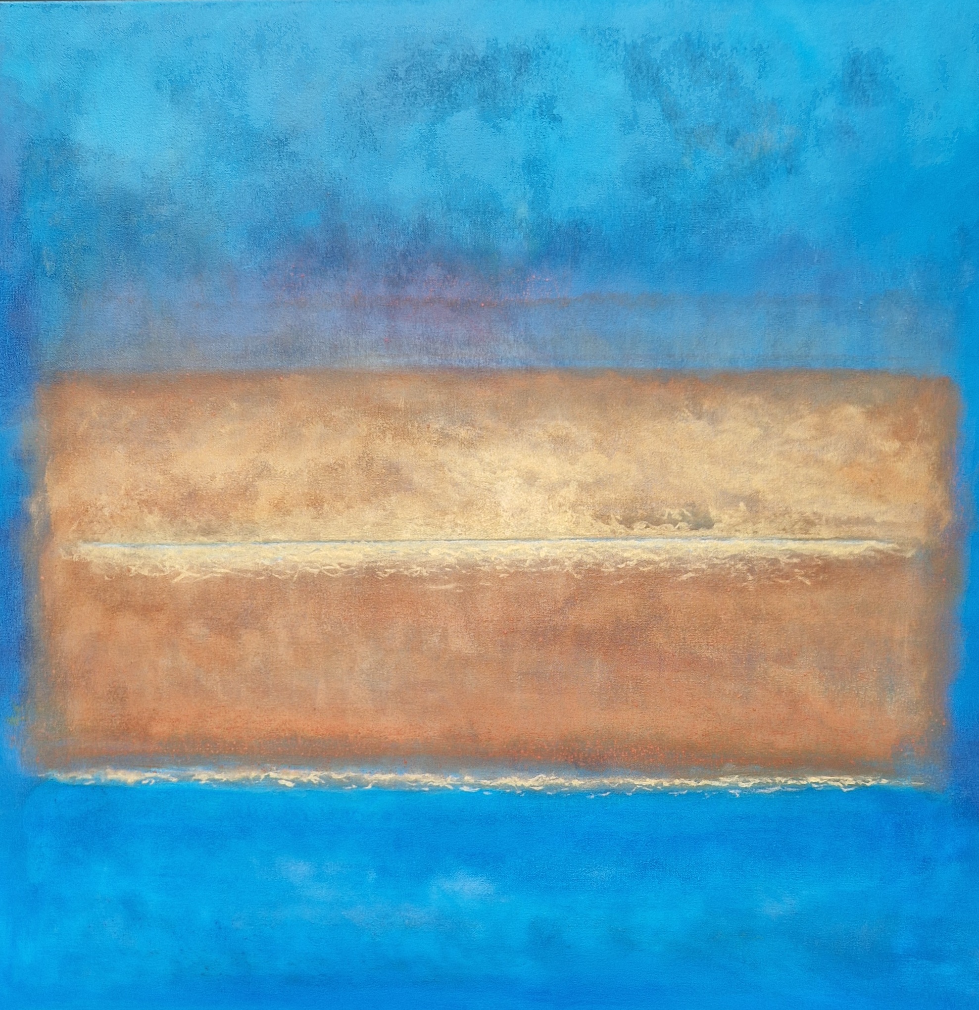 Acryl/Pigment auf Leinwand, 90x90cm