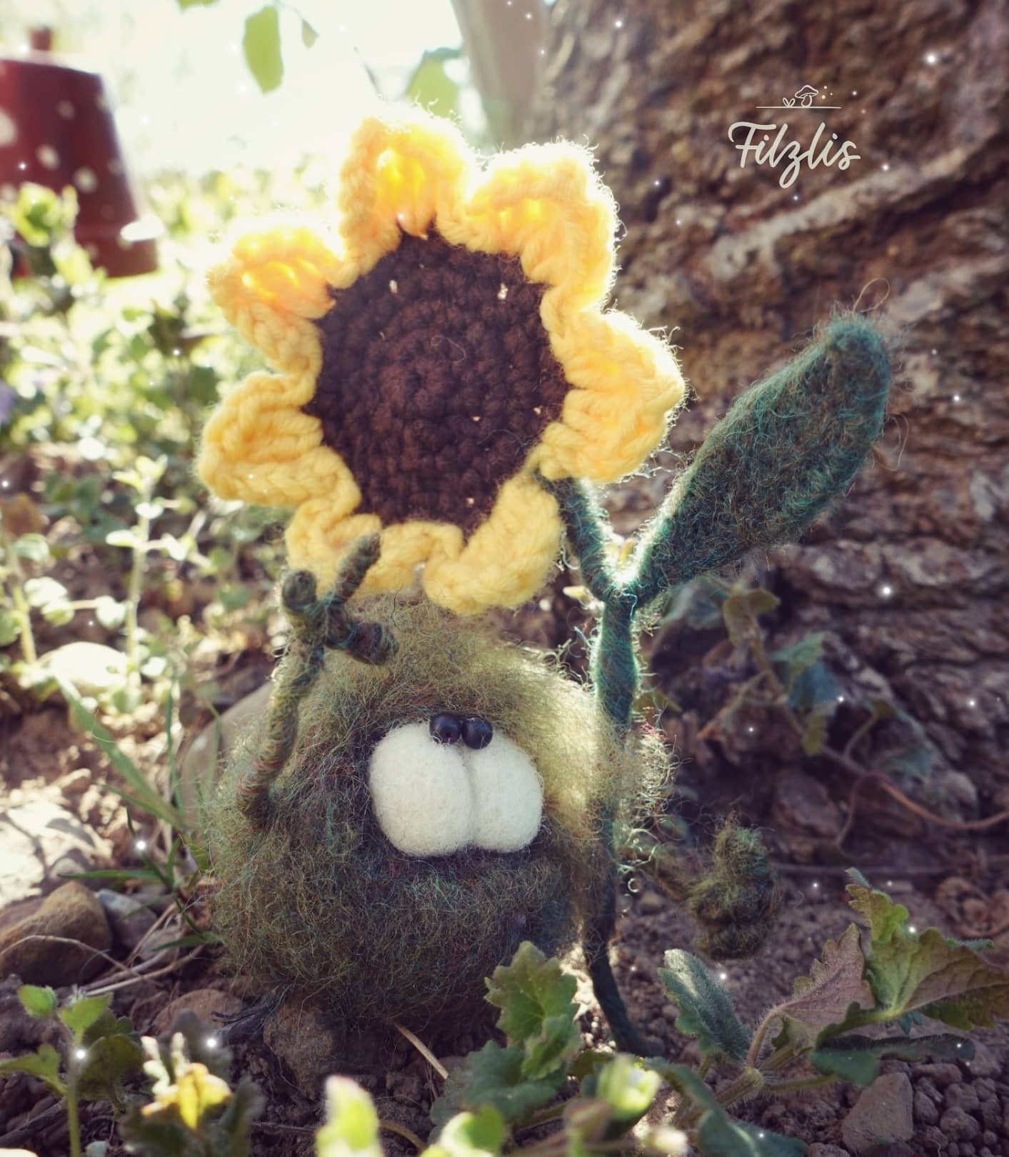 Notizbrett Gartenhelfer "Sunflower"