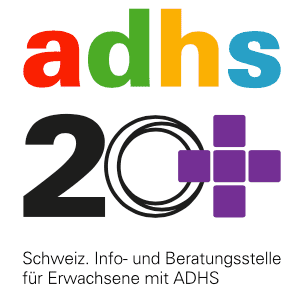 adhs 20+ Logo, Schweiz. Info- und Beratungsstelle für Erwachsene mit ADHS