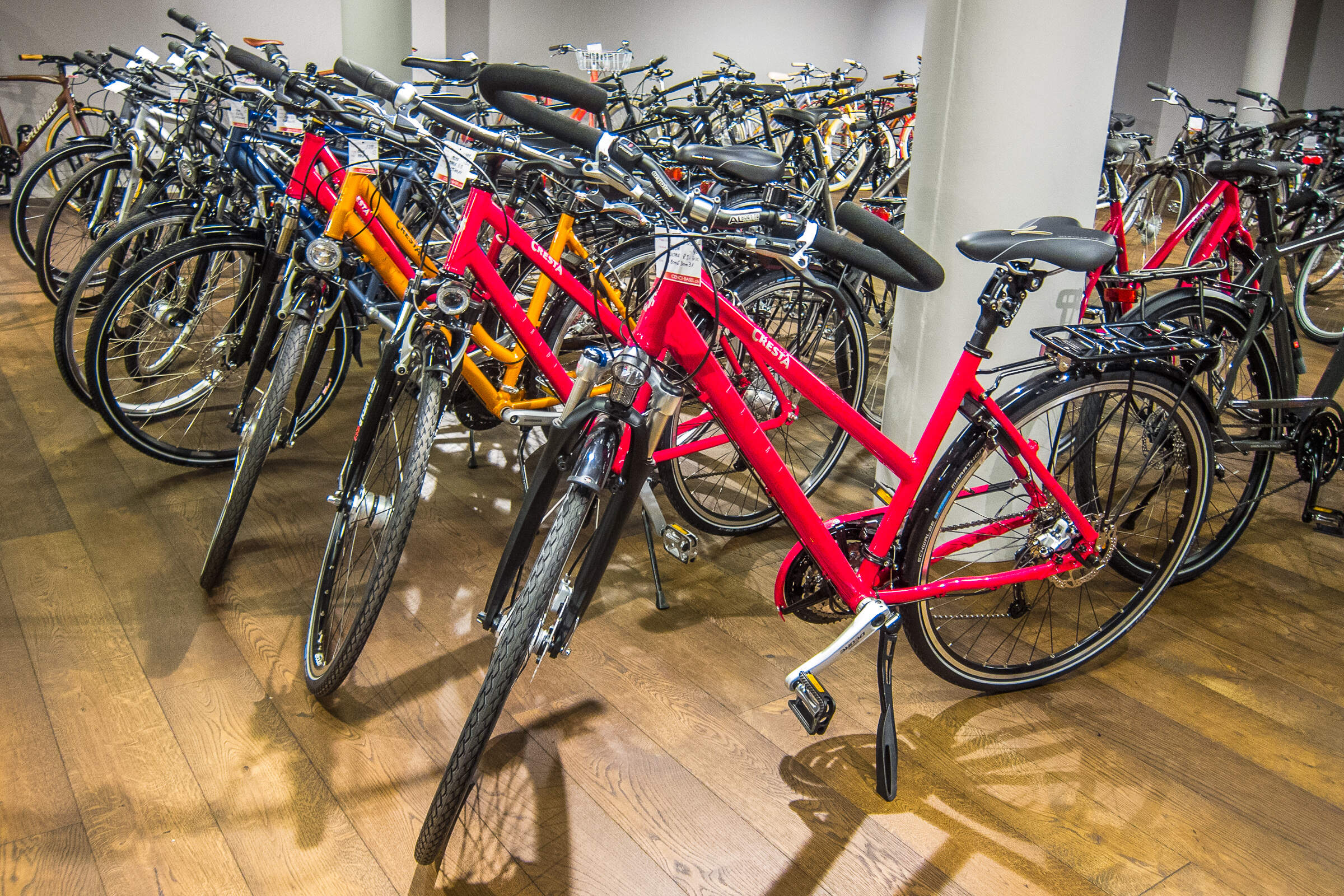 City-Bikes-Ausstellung im UG
