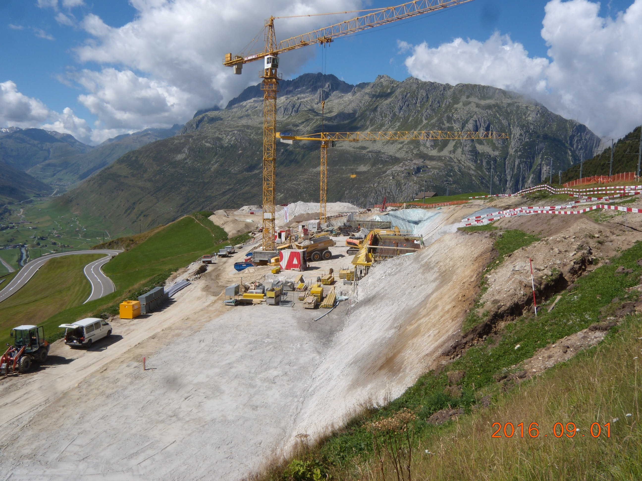 Örtliche Bauleitung der Hochgebirgsbaustelle im Auftrag der Matterhorn Gotthard Bahn