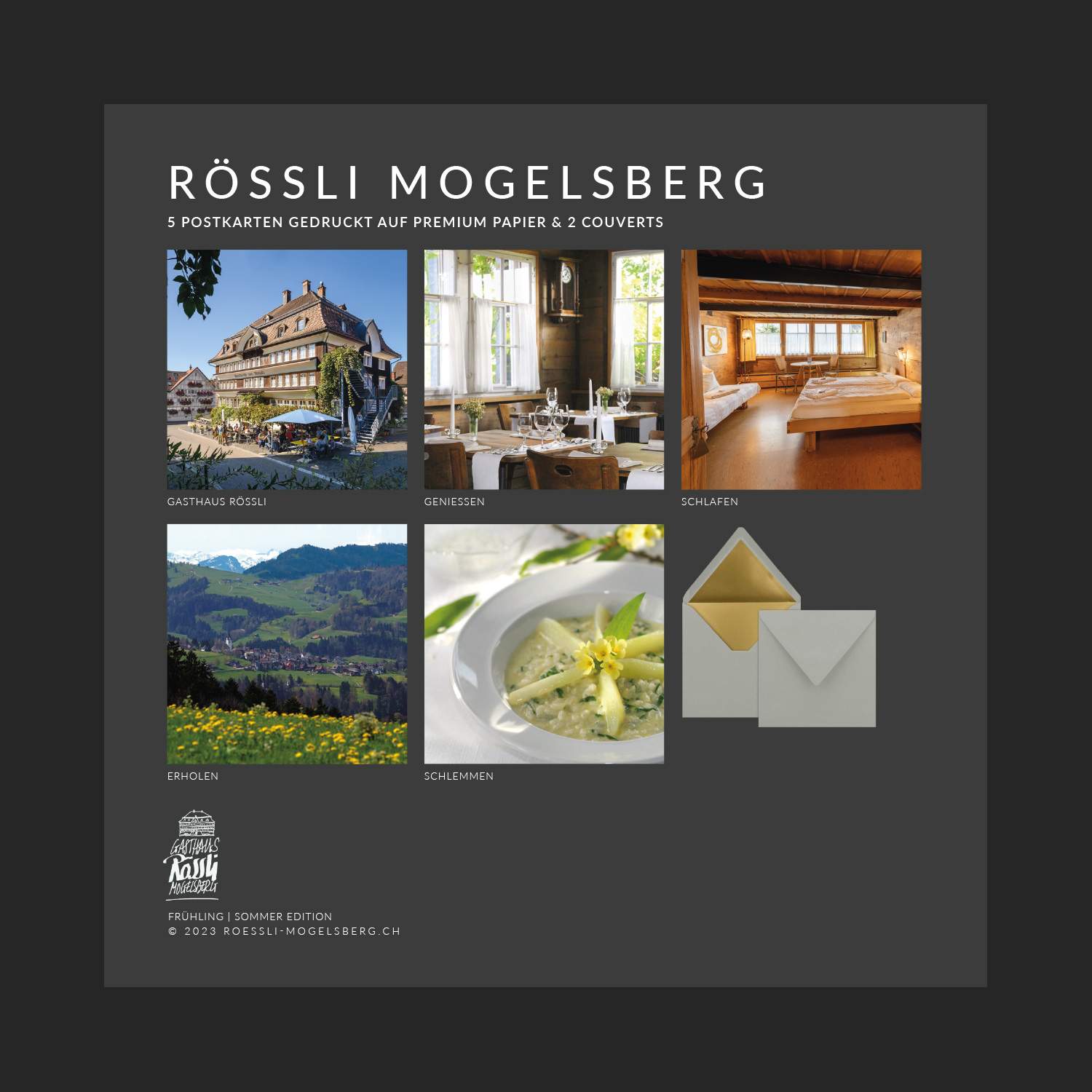 Rössli Postkarten Set - Sommer Edition