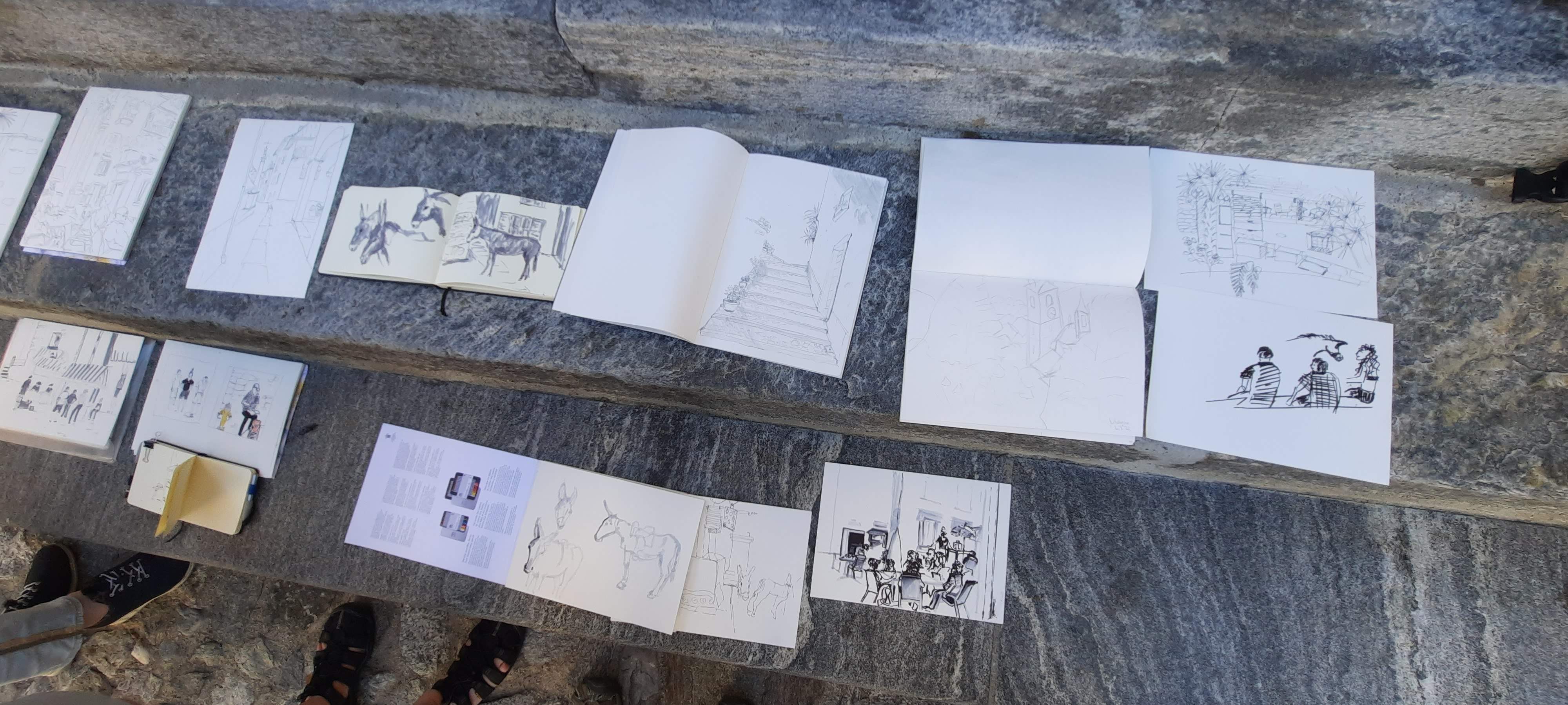 Sketchcrawl Piazza Intragna