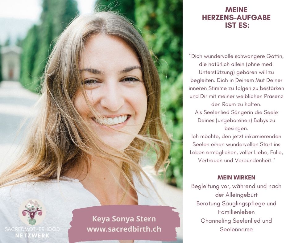 Keya Sonya Stern, sacredbirth.ch