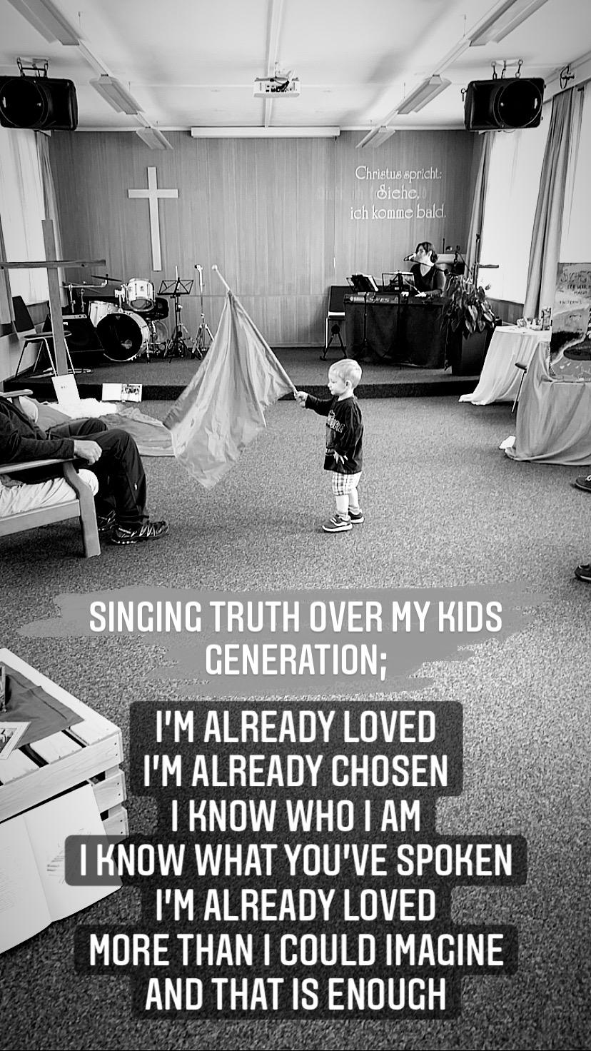 Singing truth over my kids generation
